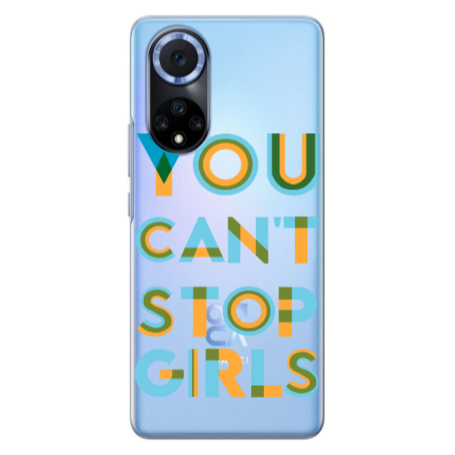 Huawei Nova 9 You Cant Stop Girls Transparent Silicone TPU Θήκη