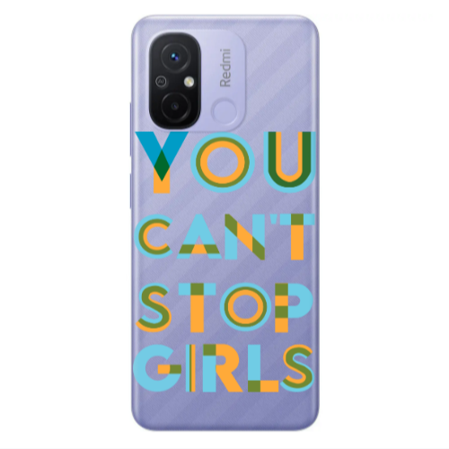 Xiaomi Redmi 12C You Cant Stop Girls Transparent Silicone TPU Θήκη