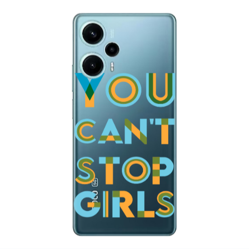 Xiaomi Poco F5 You Cant Stop Girls Transparent Silicone TPU Θήκη