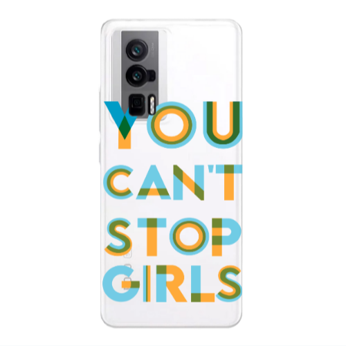 Xiaomi Poco F5 Pro You Cant Stop Girls Transparent Silicone TPU Θήκη