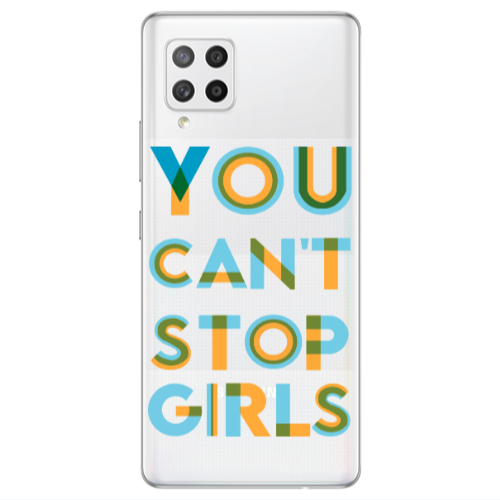 Samsung A42 5G You Cant Stop Girls Transparent Silicone TPU Θήκη