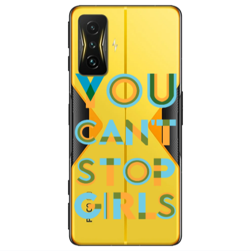 Xiaomi Poco F4 Gt You Cant Stop Girls Transparent Silicone TPU Θήκη