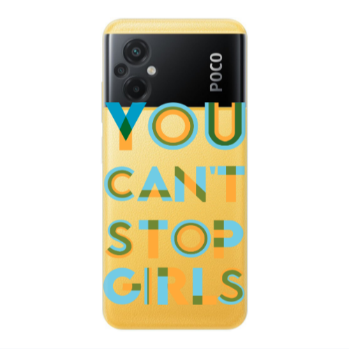 Xiaomi Poco M5 You Cant Stop Girls Transparent Silicone TPU Θήκη