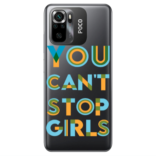 Xiaomi Poco M5 s You Cant Stop Girls Transparent Silicone TPU Θήκη