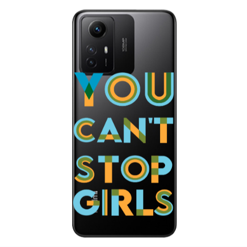 Xiaomi Redmi Note 12s You Cant Stop Girls Transparent Silicone TPU Θήκη
