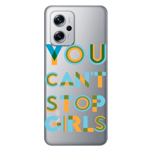 Xiaomi Poco X4 GT You Cant Stop Girls Transparent Silicone TPU Θήκη
