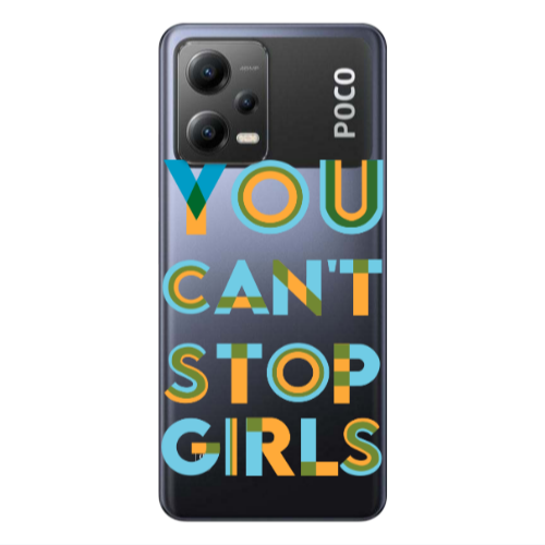 Xiaomi Poco X5 You Cant Stop Girls Transparent Silicone TPU Θήκη
