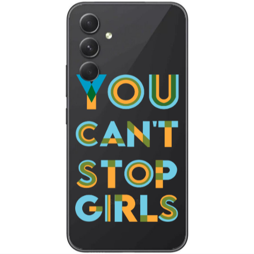 Samsung Galaxy A25 You Cant Stop Girls Transparent Silicone TPU Θήκη