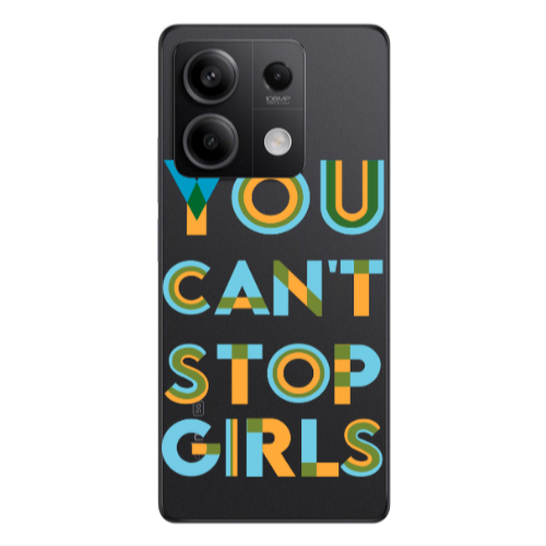 Xiaomi Redmi Note 13 5G You Cant Stop Girls Transparent Silicone TPU Θήκη