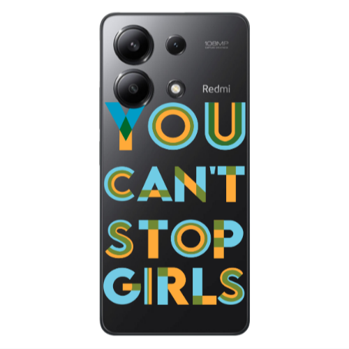 Xiaomi Redmi Note 13 4G You Cant Stop Girls Transparent Silicone TPU Θήκη