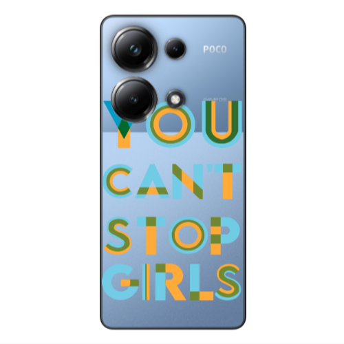 Xiaomi Poco M6 Pro 4G You Cant Stop Girls Transparent Silicone TPU Θήκη