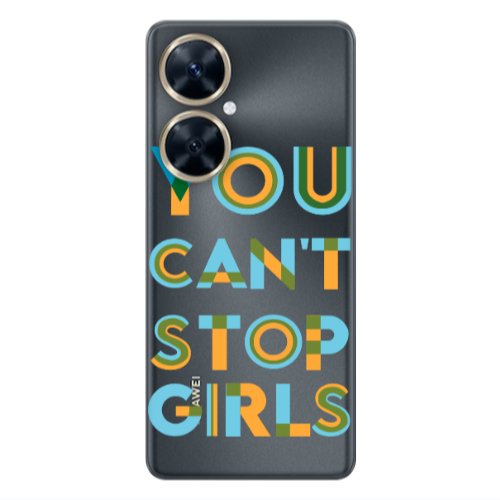 Huawei Nova 11i You Cant Stop Girls Transparent Silicone TPU Θήκη