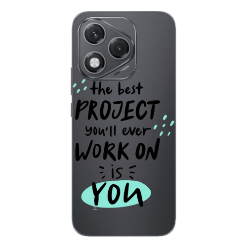 Honor 400 Lite The Best Project Transparent Silicone TPU Θήκη