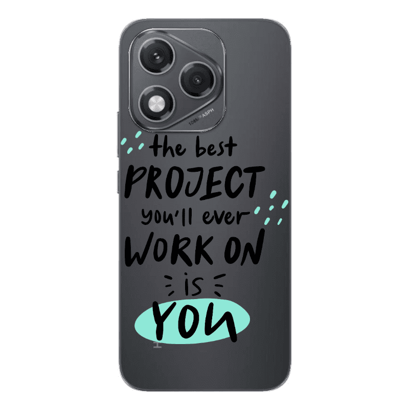 Honor 400 Lite The Best Project Transparent Silicone TPU Θήκη