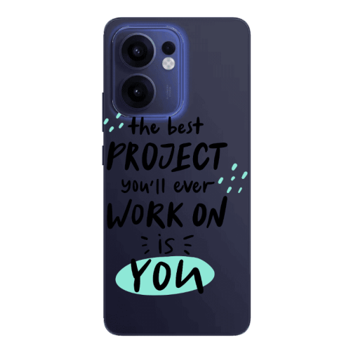Oppo Reno13 FS The Best Project Transparent Silicone TPU Θήκη