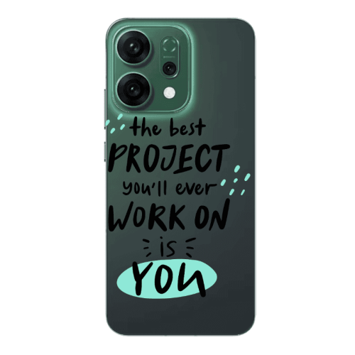 Oppo RENO 14 The Best Project Transparent Silicone TPU Θήκη
