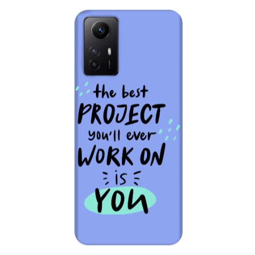 Xiaomi Redmi Note 12s The Best Project Light Purple Colored Silicone TPU Θήκη