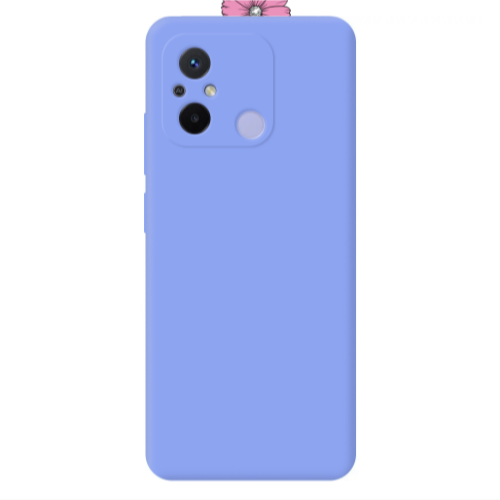 Xiaomi Redmi 12C Your Ways Light Purple Colored Silicone TPU Θήκη