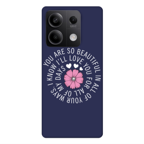 Xiaomi Redmi Note 13Pro 5G Your Ways Dark blue Colored Silicone TPU Θήκη