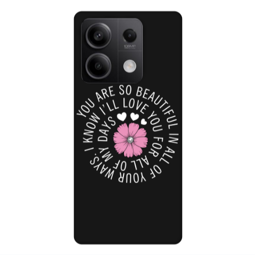 Xiaomi Redmi Note 13Pro 5G Your Ways Black Colored Silicone TPU Θήκη