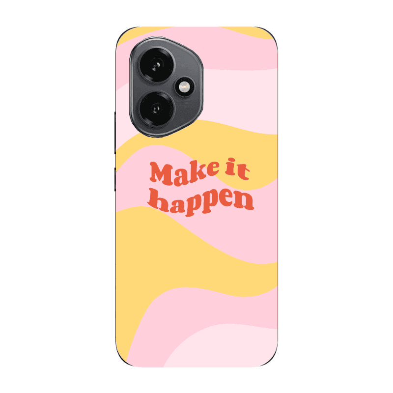 Honor Magic 400 Make it hapen Transparent Silicone TPU Θήκη