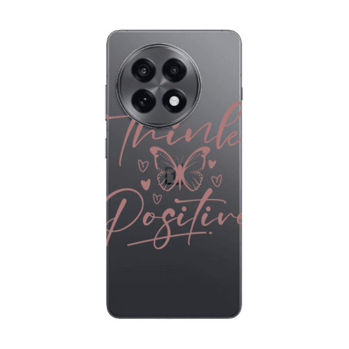 Oneplus 13 5G Think Positive Transparent Silicone TPU Θήκη