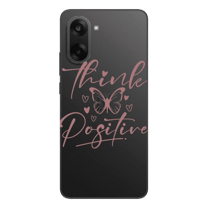 Oneplus Nord CE 5 Think Positive Transparent Silicone TPU Θήκη