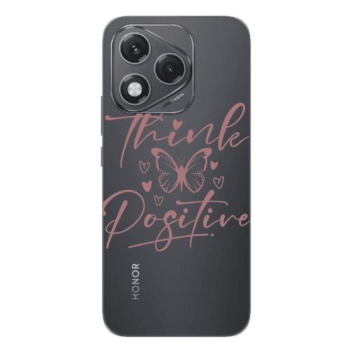 Honor 400 Lite Think Positive Transparent Silicone TPU Θήκη