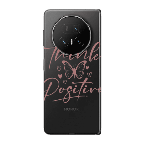 Honor Magic V5 Think Positive Transparent Silicone TPU Θήκη