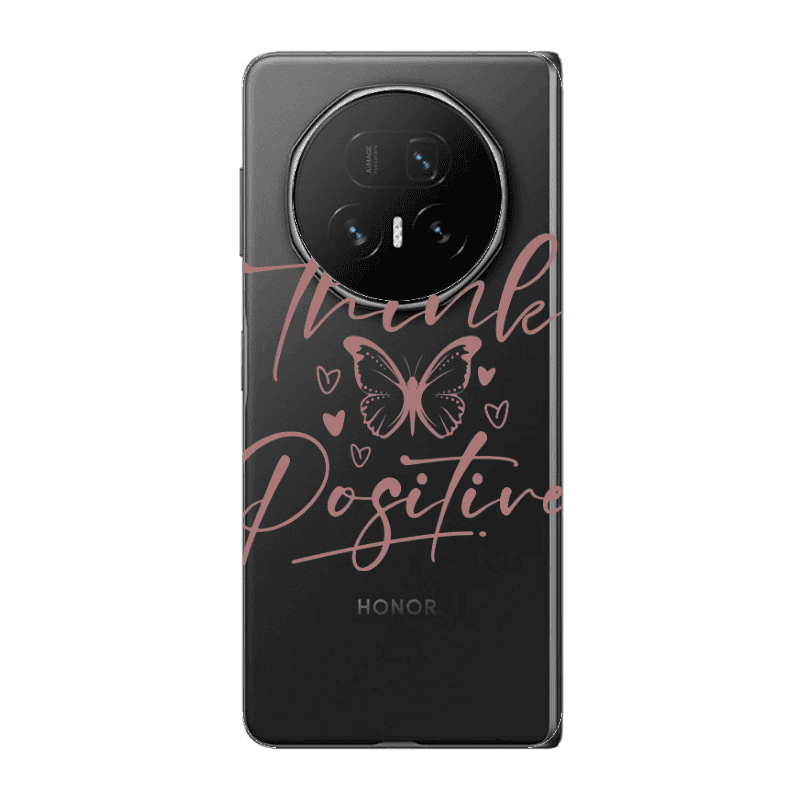 Honor Magic V5 Think Positive Transparent Silicone TPU Θήκη