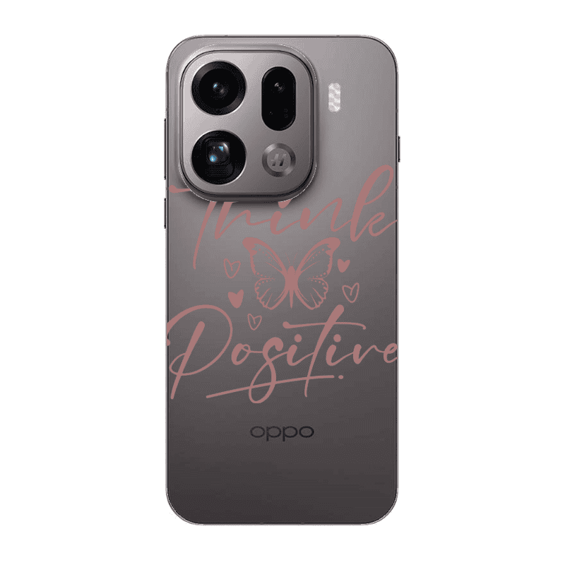 Oppo Find X9 Pro Think Positive Transparent Silicone TPU Θήκη