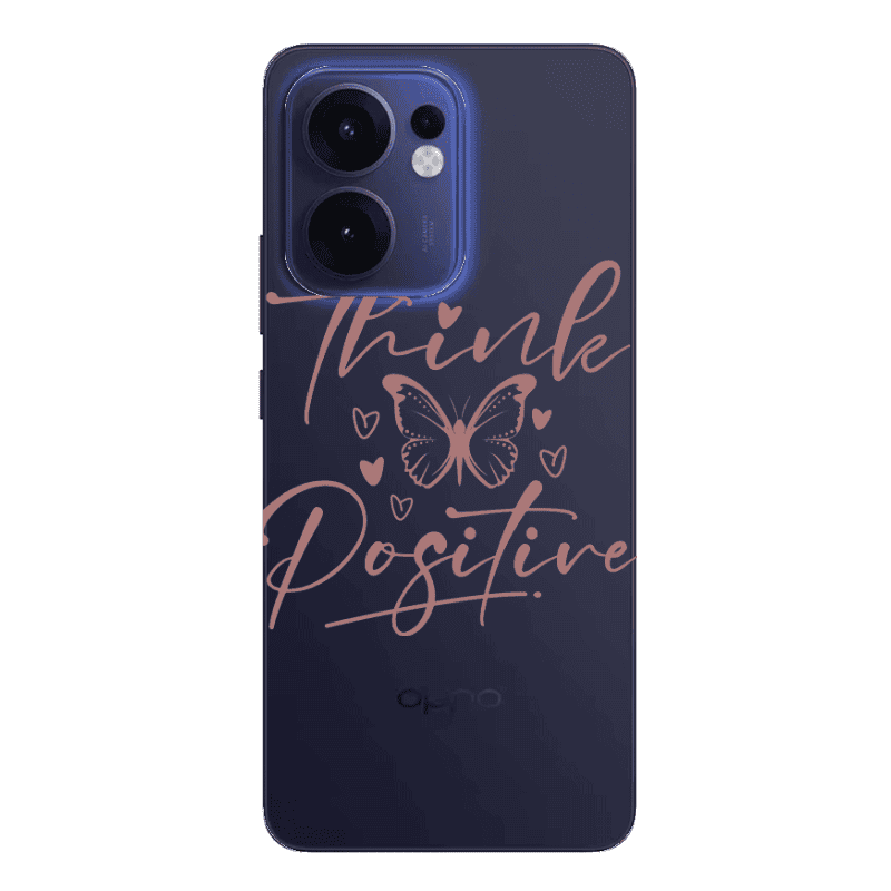 Oppo Reno13 FS Think Positive Transparent Silicone TPU Θήκη