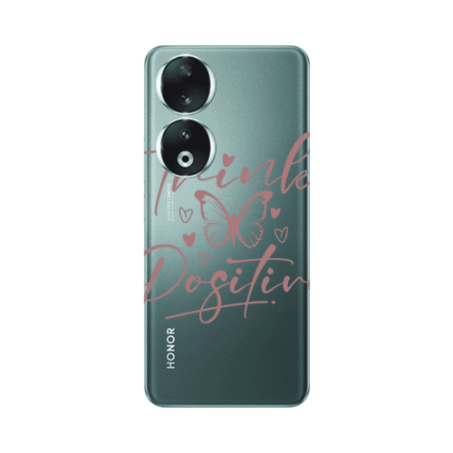 Honor 90 5G Think Positive Transparent Silicone TPU Θήκη