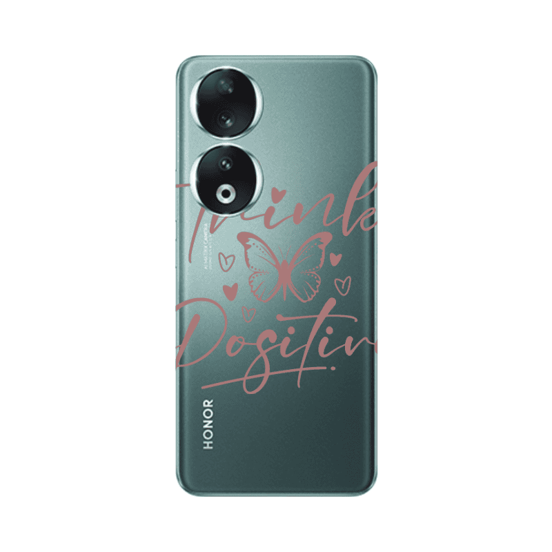 Honor 90 5G Think Positive Transparent Silicone TPU Θήκη