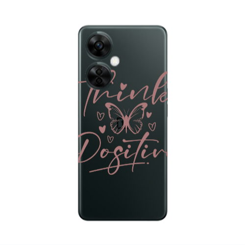 Oneplus Nord CE 3 Lite 5G Think Positive Transparent Silicone TPU Θήκη
