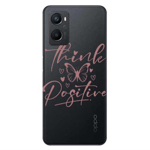 Oppo A 96 Think Positive Transparent Silicone TPU Θήκη