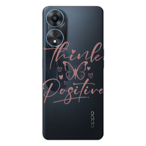 Oppo A 98 Think Positive Transparent Silicone TPU Θήκη