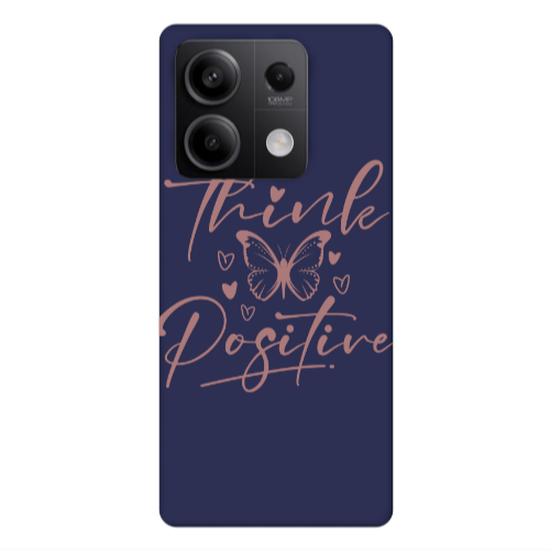 Xiaomi Redmi Note 13 5G Think Positive Dark blue Colored Silicone TPU Θήκη