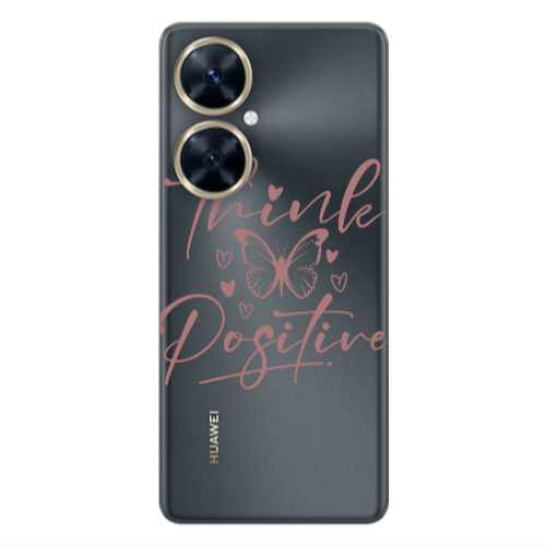 Huawei Nova 11i Think Positive Transparent Silicone TPU Θήκη