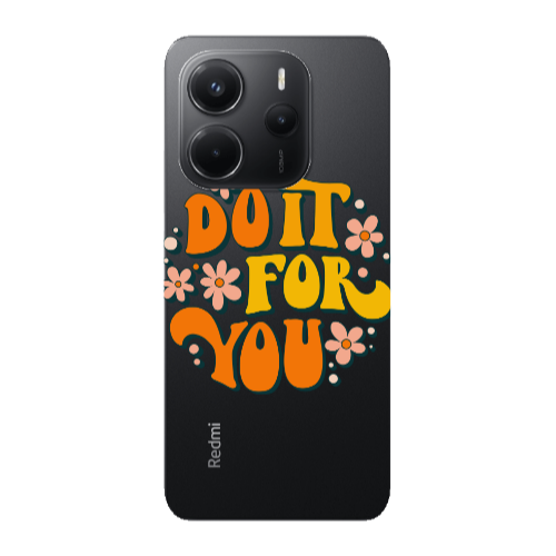 Xiaomi Redmi Note 14 Do it For You Transparent Silicone TPU Θήκη