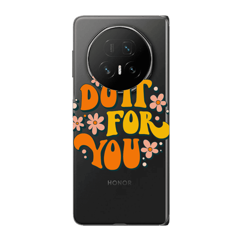 Honor Magic V5 Do it For You Transparent Silicone TPU Θήκη