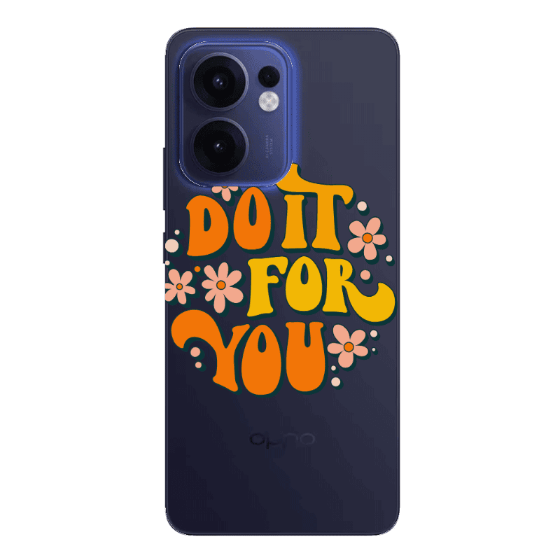 Oppo Reno 13 F Do it For You Transparent Silicone TPU Θήκη