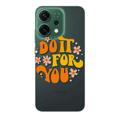 Oppo RENO 14 Do it For You Transparent Silicone TPU Θήκη