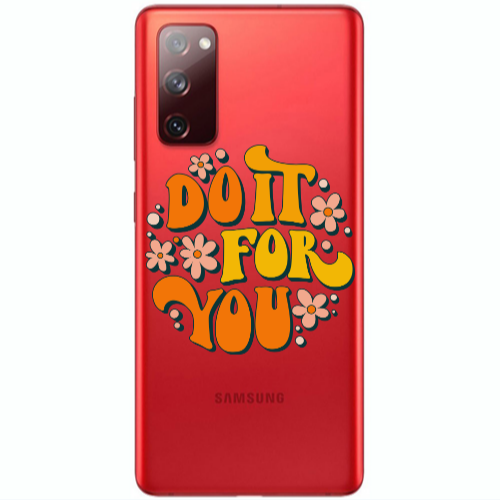 Samsung S20 FE Do it For You Transparent Silicone TPU Θήκη