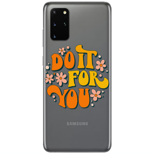 Samsung S20 Plus Do it For You Transparent Silicone TPU Θήκη