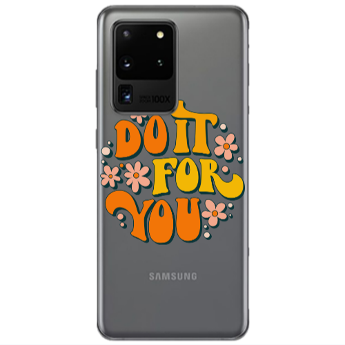 Samsung S20 Ultra Do it For You Transparent Silicone TPU Θήκη