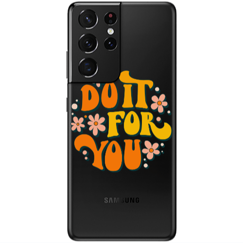 Samsung S21 Ultra Do it For You Transparent Silicone TPU Θήκη