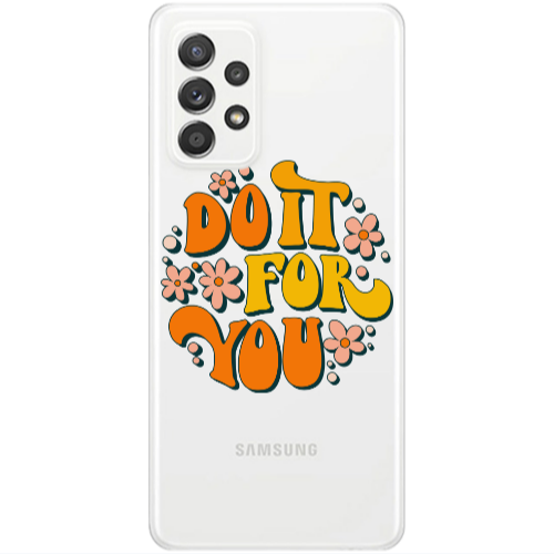 Samsung A53 Do it For You Transparent Silicone TPU Θήκη