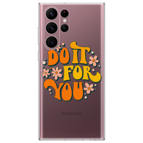 Samsung S22 Ultra Do it For You Transparent Silicone TPU Θήκη