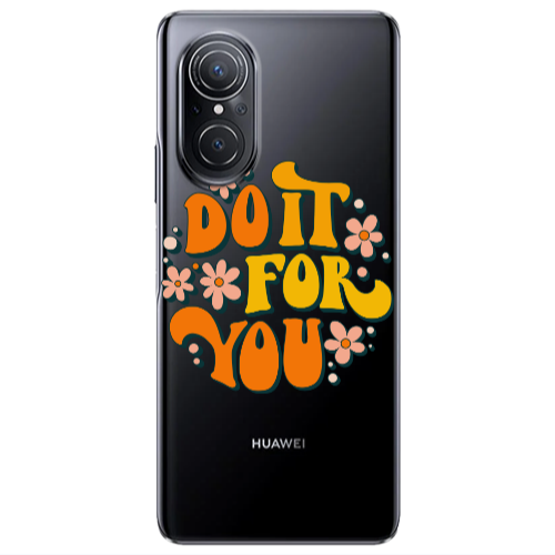Huawei Nova 9 SE Do it For You Transparent Silicone TPU Θήκη